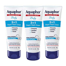 Load image into Gallery viewer, Aquaphor Baby Diaper Rash Cream 3.5 Ounce - (Pack of 3)