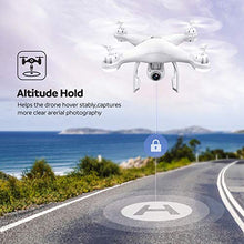 Load image into Gallery viewer, Potensic T25 GPS Drone, FPV RC Drone with Camera 1080P HD WiFi Live Video, Dual GPS Return Home, Quadcopter with Adjustable Wide-Angle Camera- Follow Me, Altitude Hold, Long Control Range, White