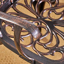 Load image into Gallery viewer, Christopher Knight Home Haitian Cast Aluminum Outdoor Dining Set, 7-Pcs Set, Copper