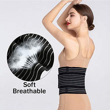 Load image into Gallery viewer, SUISONG Postpartum Belt, Postpartum Postnatal Recovery Maternity Support Belt for Women, Pregnancy Belly Band Waist Trimmer Belt Slimming Body Shaper Belt (M, Black)