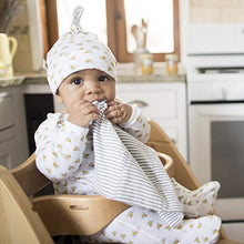 Load image into Gallery viewer, Burt's Bees Baby - 5 Pack of Burp Cloths, 100% Organic Cotton (1 Cloud, 1 Solid Color, 1 Honey Bee Print, 1 Stripe, 1 Alphabet Bee Print, Heather Grey)