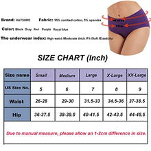 Load image into Gallery viewer, Period Underwear for Women Leak Proof Cotton Overnight Menstrual Panties Briefs ( Multipack)