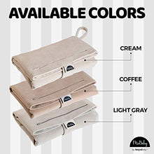 Load image into Gallery viewer, MoBaby Portable Changing Pad, Luxurious Soft-as-Suede Change Clutch, Oeko-TEX Certified, Machine Washable, Chic & Cushioned for Baby, Infant, Newborn, Cream Color