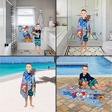 Load image into Gallery viewer, Franco Kids Bath and Beach Super Soft Mesh Scrubby and Microfiber Towel Set, 25 in x 50 in, Paw Patrol