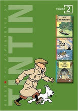 Load image into Gallery viewer, The Adventures of Tintin, Vol. 2: The Broken Ear / The Black Island / King Ottokar's Sceptre (3 Volumes in 1)
