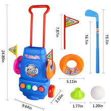 Load image into Gallery viewer, Meland Kids Golf Club Set - Toddler Golf Ball Game Play Set Sports Toys Gift for Boys Girls 3 4 5 6 Year Old