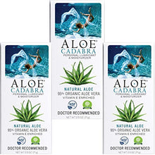 Load image into Gallery viewer, Aloe Cadabra Organic Personal Lubricant and Natural Vaginal Moisturizer with 95% Aloe Vera, Natural Aloe, 2.5 Ounce (Pack of 3)