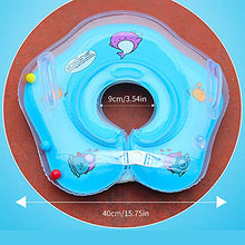 Load image into Gallery viewer, Baby Neck Float Ring for Bathtub Swimming,Newborn Infant Child Neck Ring Swimming Pool Bathtub,Infant Pool Swim Float Suit for Newborn Baby Kid Toddler Age of 3-36 Months (Blue)