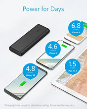 Load image into Gallery viewer, Portable Charger Anker PowerCore 20100mAh - Ultra High Capacity Power Bank with 4.8A Output and PowerIQ Technology, External Battery Pack for iPhone, iPad & Samsung Galaxy & More (Black) (A1271)
