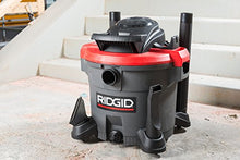 Load image into Gallery viewer, RIDGID 50323 1200RV Wet Dry Vacuum, 12-Gallon Shop Vacuum with 5.0 Peak HP Motor, Casters, Pro Hose, Drain, Blower Port, Accessory Storage