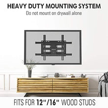 Load image into Gallery viewer, MOUNTUP Full Motion TV Wall Mount Bracket for 42-70 Inch Flat Screen/Curved TVs, Wall Mount TV Bracket - Articulating Arms with Smooth Extension, Swivel, Tilt, Max VESA 600x400mm and 100LBS, MU0012