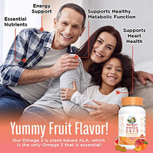 Load image into Gallery viewer, Omega 3 6 7 9 | Up to 4 Month Supply | Omega 3 Supplement | Vegan Omega 3 Gummies for Heart Health & Energy Support | Flaxseed Oil | No Fish Taste | Non-GMO | Gluten Free | 120 Count