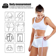 Load image into Gallery viewer, Measuring Tape Retractable, 60 Inch Soft Fabric Tape Measure for Body, Push Button Sewing Measurement Tape for Cloth Waist(10 Pack)