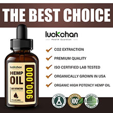 Load image into Gallery viewer, (4 Pack) Hemp Oil for Pain Relief and Inflammation - Helps Anxiety Stress Relaxation Sleep Mood Focus Joint - Made from Hemp Seed Oil - Organic Vegan Extract Drops Tincture