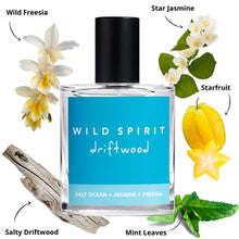 Load image into Gallery viewer, Wild Spirit Driftwood Eau De Parfum Spray | Fresh, Airy Cruelty-Free Perfume for Women, 1 fl oz/30mL