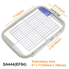 Load image into Gallery viewer, New brothread Embroidery Machine Hoop SA444 with 5"x7" Embroidery Area for Brother PE800 PE780D PE770 PE700 PE750D SE1900/1800 Innovis 1250D/1200 & BabyLock Accord /Emore /Ellure
