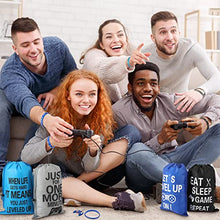 Load image into Gallery viewer, 36 Pieces Video Game Party Favors Includes Video Game Bracelets Wristbands Gaming Party Bags with Drawstring Game Controller Keychains for Video Game Birthday Party Favors Supplies