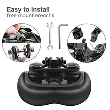 Load image into Gallery viewer, BLUEWIND Bike Seat, Most Comfortable Bicycle Seat Memory Foam Waterproof Bicycle Saddle - Dual Shock Absorbing with Mounting Wrench - Best Stock Bicycle Seat Replacement for Mountain Bikes, Road Bikes