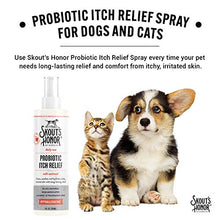 Load image into Gallery viewer, SKOUT'S HONOR: Probiotic Itch Relief Spray for Dogs & Cats - Anti-Itch Spray with Oatmeal - 8 fl oz - Soothes and Hydrates Itchy, Irritated Skin - Hypoallergenic - Non-Medicated - Long-Lasting Relief