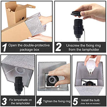 Load image into Gallery viewer, USB Table Lamp, Aooshine Bedside Table Lamps with 2 Useful USB Charging Ports, Solid Wood Nightstand Lamp with Grey Fabric Shade, Ambient Light Perfect for Bedroom, Living Room, Study Room (Pack of 2)
