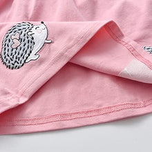 Load image into Gallery viewer, Baby Girls Clothes Set 2 Piece Long Sleeve Cartoon Hedgehog Infant Outfits (0-6 Months) Pink