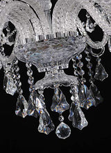 Load image into Gallery viewer, Clear 15 Lights K9 Crystal Chandelier Modern Luxurious Light Candle Pendant Lamp Ceiling Living Room Lighting for Dining Living Room Bedroom Hallway Entry 32x35 Inch Gifts(Color Clear)