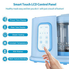 Load image into Gallery viewer, Baby Food Maker Eccomum Baby Food Processor Multi-Function Cooker and Blender to Steam and Puree Baby Food Warmer Mills Machine- 20 Oz Tritan Stirring Cup, Touch Control Panel, Auto Shut-Off