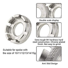 Load image into Gallery viewer, Goabroa Spoke Wrench, Hard Steel 8 Way Bike Rim Truing Tool for Adjust Bicycle Wheel Tension
