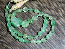 Load image into Gallery viewer, BEADS GEMSTONE 98 carat-AA-Tsavorite Smooth BIG Nuggets- 14.50 Inch Long Strand -Stones measure- 6-17mm Code-HIGH-7949
