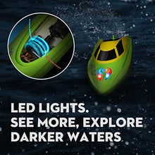 Load image into Gallery viewer, Zyerch RC Boat - Remote Control Boat with LED Light for Pools and Lakes, 2.4Ghz Self-Righting RC Boats for Adults and Kids, Boat with 2 Rechargeable Battery, Low Battery Alarm, 25 km/h, Green