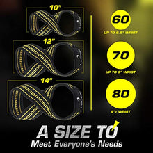 Load image into Gallery viewer, Deadlift Straps Figure 8 Lifting Strap for Power Lifters Weightlifters Workout Lifting Straps - 3 Sizes Small Medium Large - Weight Lifting Straps Non Slip Padded Dead Lift Straps Figure 8 Straps