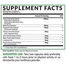 Load image into Gallery viewer, Extra Strength Horny Goat Weed Extract with Muira Puama, Maca Root, L Arginine, Tribulus - for Men & Women - All Natural Energy Boost (60 Count)