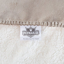 Load image into Gallery viewer, Waterproof Pet Blanket-50”x60” Soft Plush Throw Protects Couch, Chairs, Car, or Bed from Spills, Stains, or Pet Fur-Machine Washable by Petmaker (Tan)