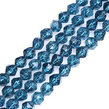 Load image into Gallery viewer, GEM-Inside 6mm Kyanite Gemstone Loose Beads Faceted Dyed Blue Cambay Crystal Energy Stone Power for Jewelry Making 15"