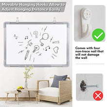 Load image into Gallery viewer, Magnetic Whiteboard, GALSOAR 48x36 Inches Ultra Slim, Lightweight Magnetic Dry Erase Board, Accessories, Silver Aluminium Frame, Includes White Board Pen, Pen Tray, Eraser, 4 Magnets