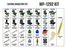Load image into Gallery viewer, Weather Pack Pro Kit WP-1292 With Bulkhead Kit and Pro Crimp Tool: Sealed Weatherproof Automotive Electrical Connectors 20-12 Gauge 1292 Piece Kit With Bulkhead Connectors & 12014254 Crimp Tool