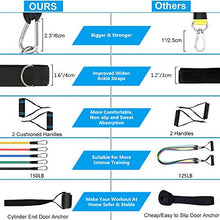 Load image into Gallery viewer, Resistance Bands Set, Exercise Bands Elastic for Fitness Training Yoga Physical Therapy Home Workouts with Handles Door Anchor Ankle Straps & Waterproof Bags, Portable Exercise Equipment for Men/Women