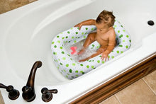 Load image into Gallery viewer, Mommy's Helper Inflatable Bath Tub Froggie Collection, White/Green, 6-24 Months