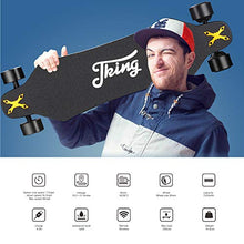 Load image into Gallery viewer, JKING Electric Skateboard Electric Longboard with Remote Control Electric Skateboard,900W Hub-Motor ,26 MPH Top Speed,21.8 Miles Range,3 Speed Adjustment,Max Load 330 Lbs