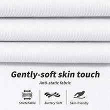 Load image into Gallery viewer, Half Slips for Women Underskirt Dress Extender Lace Trim Knee Length Midi Skirt 19-26" Length White Large