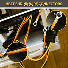 Load image into Gallery viewer, 540PCS Marine Grade Heat Shrink Wire Connectors - Sopoby Electrical Connectors Kit of Tinned Red Copper, AWG 22-10 Waterproof Crimp connectors terminals Insulated Ring Fork Spade Butt Splices