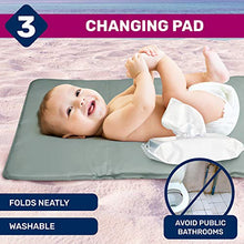 Load image into Gallery viewer, Scuddles 3-1 Portable Bassinet for Baby - Foldable Baby Bed - Travel Bassinet Functions As Diaper Bag And Changing Station - Easy Folding For Travel