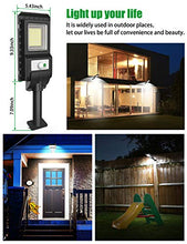 Load image into Gallery viewer, ENGREPO Solar Lights Outdoor, 1000LM 156 LEDs Solar Powered Motion Sensor Light, Security Waterproof Solar Flood Light for Yard, Fence, Garden, Patio, Front Door, Shed, Deck, Path. 4 Pack