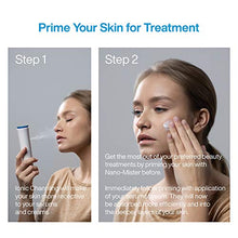 Load image into Gallery viewer, NanoMister by Pure Daily Care - 2 in 1 Portable Skin Hydrator & Beauty Treatment Primer - Portable Nano Ionic Facial Mister - Mineralize Skin & Enhance Serum/Cream Absorption -Acne and Wrinkle Reducer