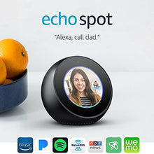Load image into Gallery viewer, Echo Spot - Smart Alarm Clock with Alexa - Black
