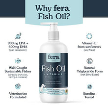 Load image into Gallery viewer, Fish Oil with Vitamin E, Cat and Dog Vitamin for Improved Pet Wellbeing, Joint Health Supplement with Fish Oils, Omega Fatty Acid Supplement, 16 oz. (473 mL) – Fera Pet