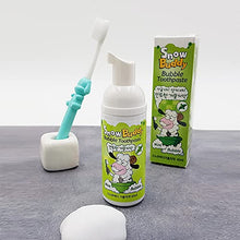 Load image into Gallery viewer, Snow Buddy Kids Bubble Toothpaste Foam with Mint Flavor, Anticavity Low Fluoride (452ppm) Foaming Toothpaste and Mouthwash for Dental Care 45ml (1.52 fl.oz)