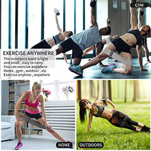 Load image into Gallery viewer, Hurdilen Resistance Bands Loop Exercise Bands - Workout Bands Hip Bands Wide Resistance Bands Hip Resistance Band for Legs and Butt - Activate Glutes and Thighs