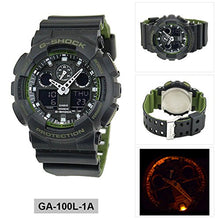 Load image into Gallery viewer, Casio GA-100L-1A G-Shock GA-100 Military Series Watch (Black / One Size)