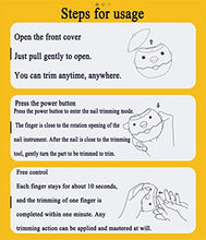 Load image into Gallery viewer, Baby Nail Clipper Trimmer for Finger and Toes 100% Safe Electric File Nail Cutter for Newborn Infant Toddler Kids Anti-Trap Meat & Anti-Scratch Design | Cartoon Yellow Chickens